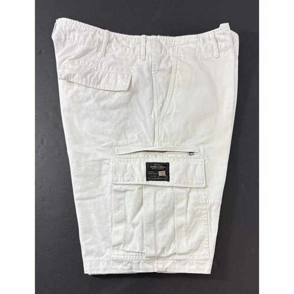 Ralph Lauren Denim & Supply Mens Cargo Shorts Size 36 Military Flag Logo - Picture 2 of 8